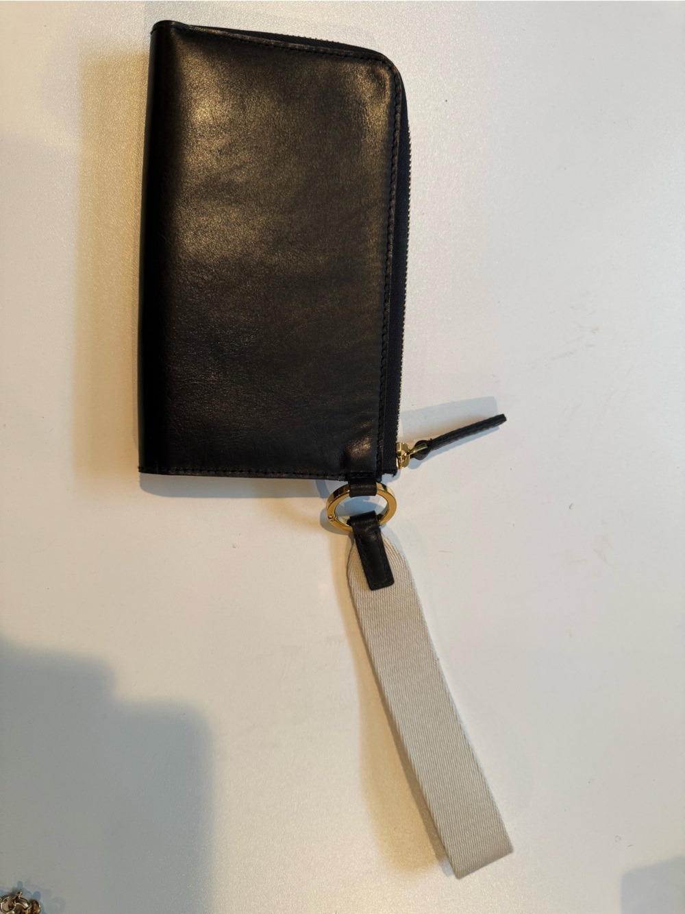 Madewell Essential Zip Clutch Black NWT - Picture 3 of 9